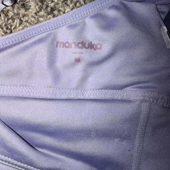 Manduka Women's Purple Sports Bra - Picture 6 of 7